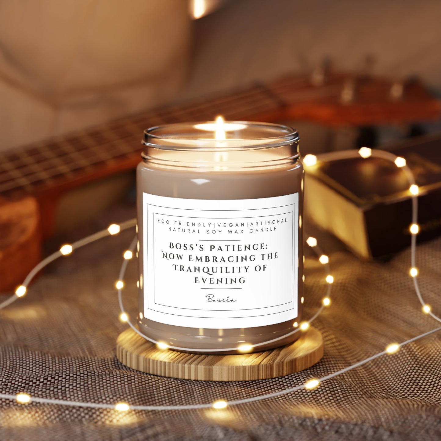 BOSS'S PATIENCE: NOW EMBRACING THE TRANQUILITY OF EVENING Scented Candles, 9oz