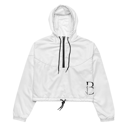 Cropped Windbreaker Hoodie